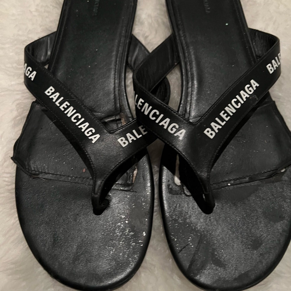 Authentic Balenciaga Women Thong Sandals